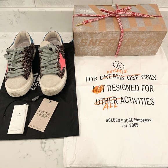 Golden Goose May Glitter Low-Top Sneakers - Picture 9 of 16